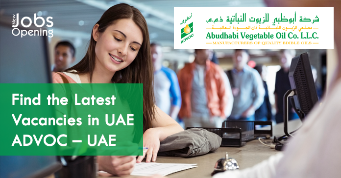Find the Latest Vacancies in UAE | ADVOC – Job in UAE
